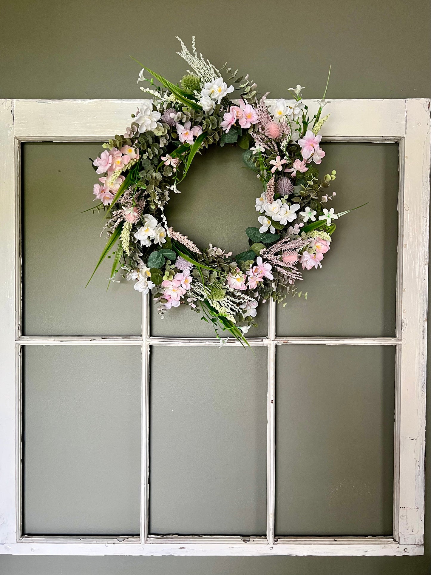 Pink Eucalyptus Wreath
