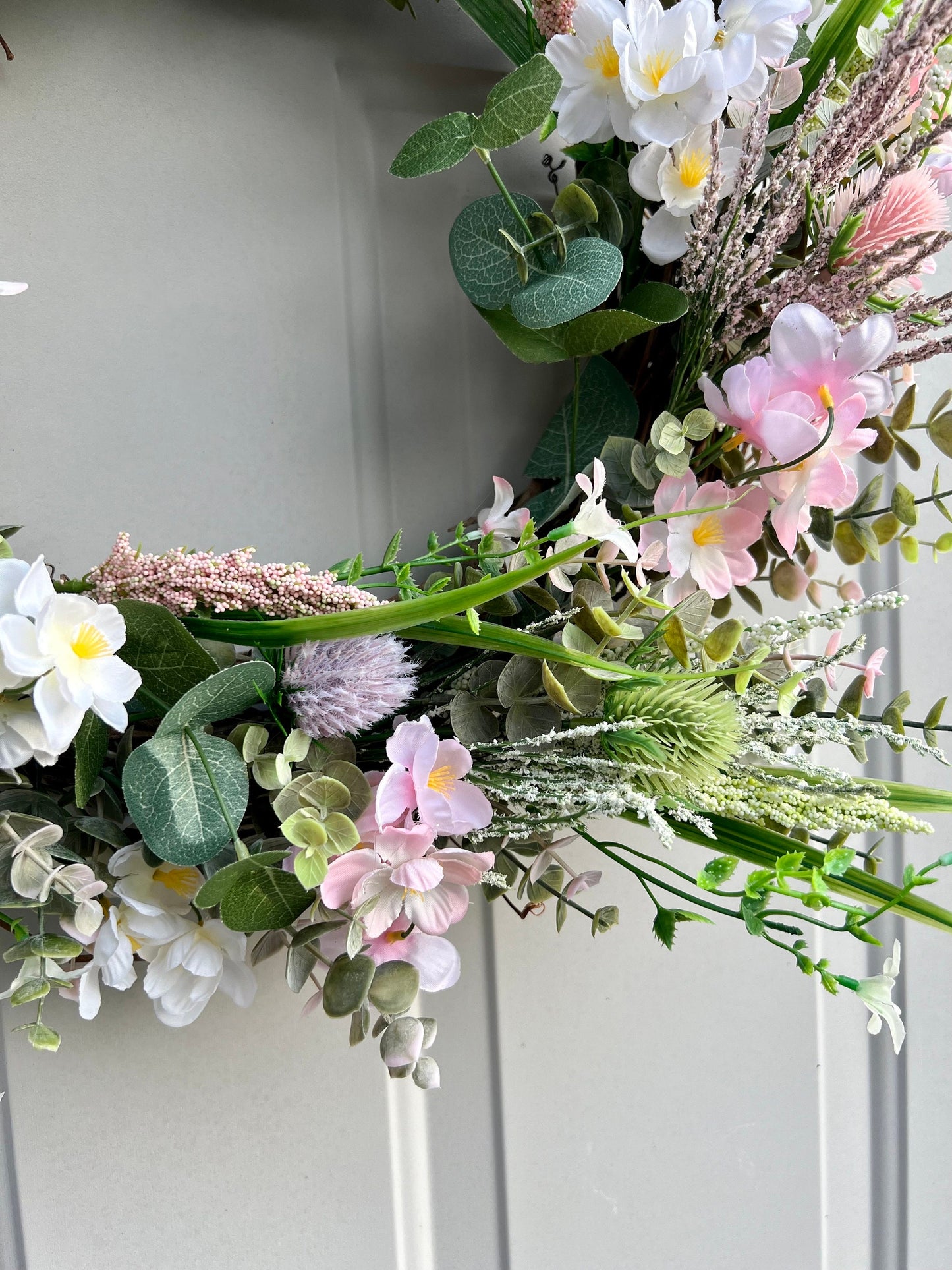 Pink Eucalyptus Wreath