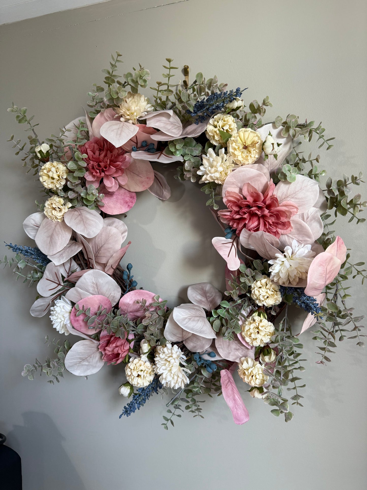 Pink Fall Wreath