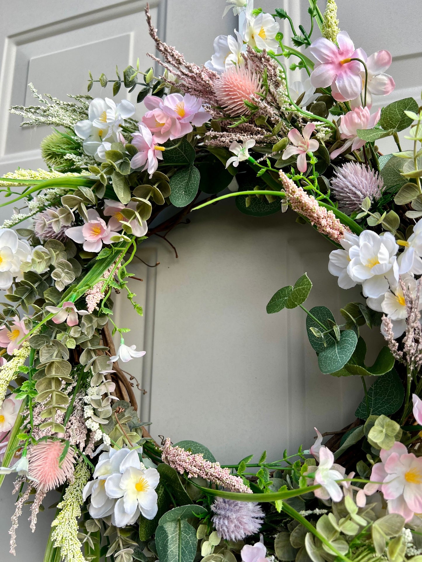 Pink Eucalyptus Wreath