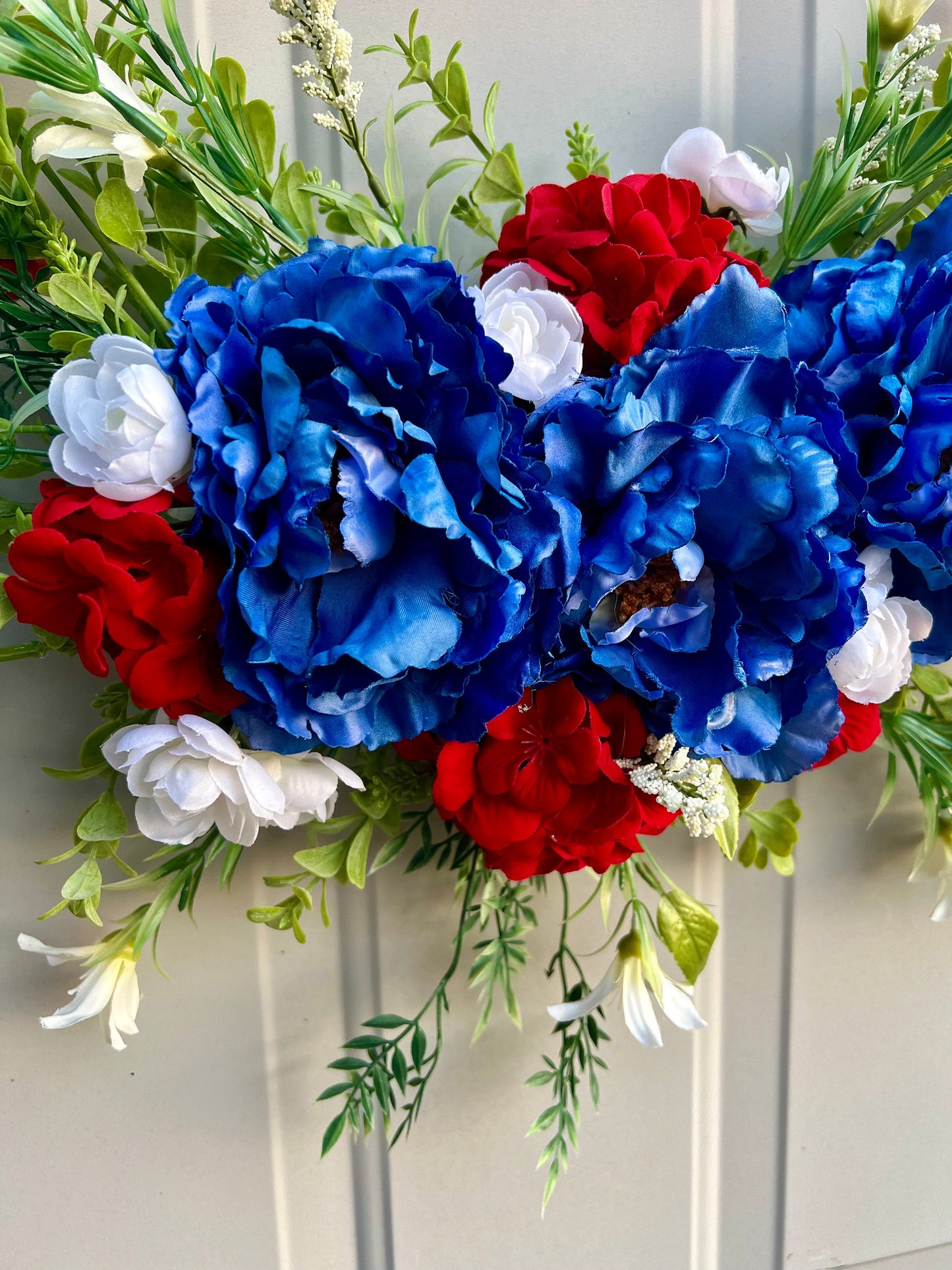Patriotic Beaded Wreath