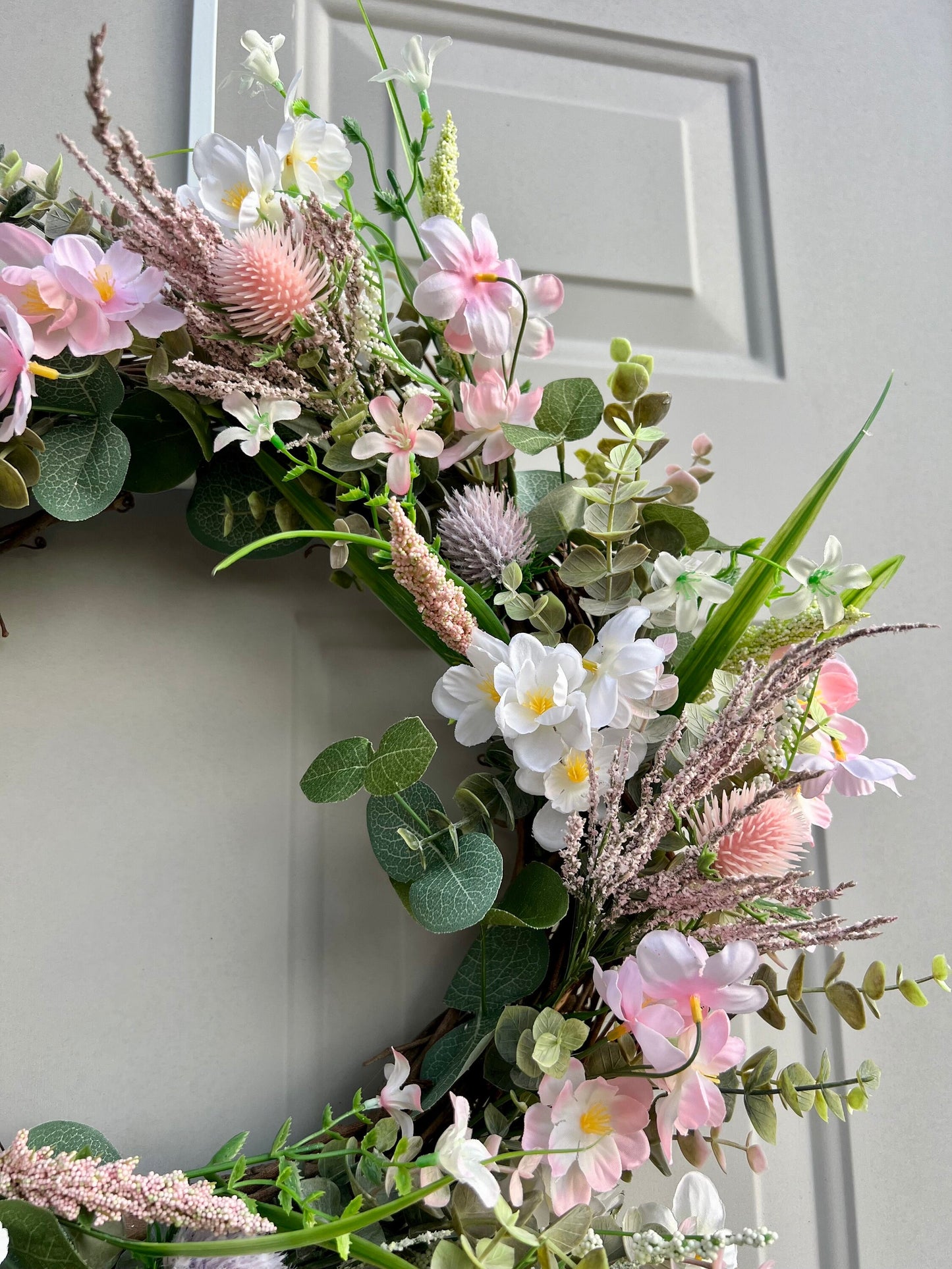 Pink Eucalyptus Wreath