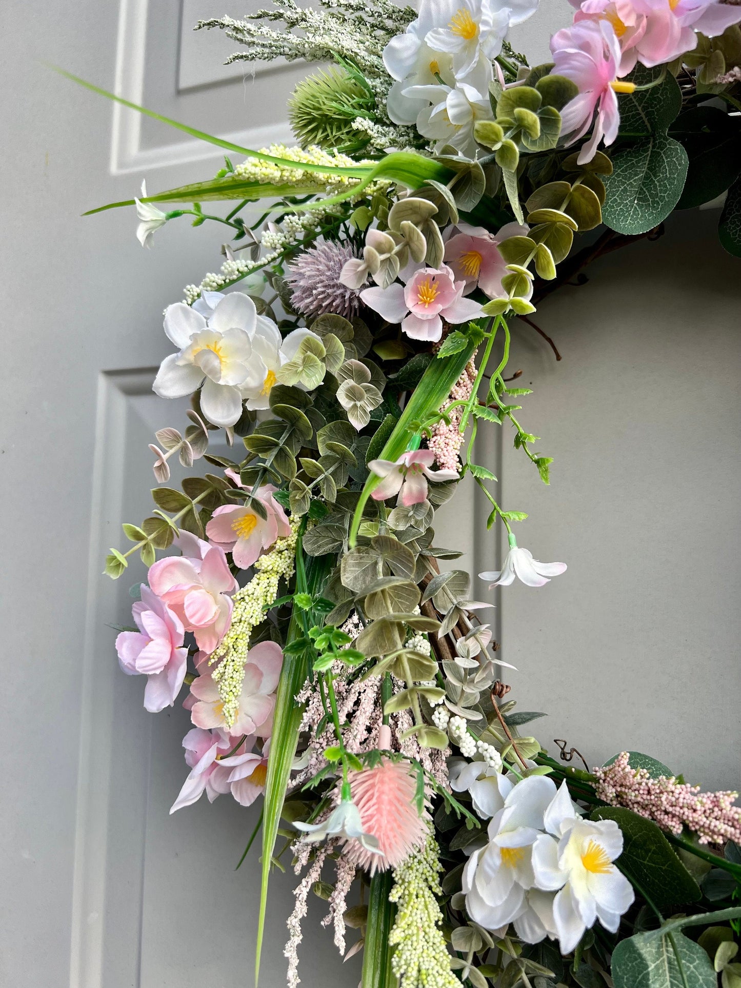 Pink Eucalyptus Wreath