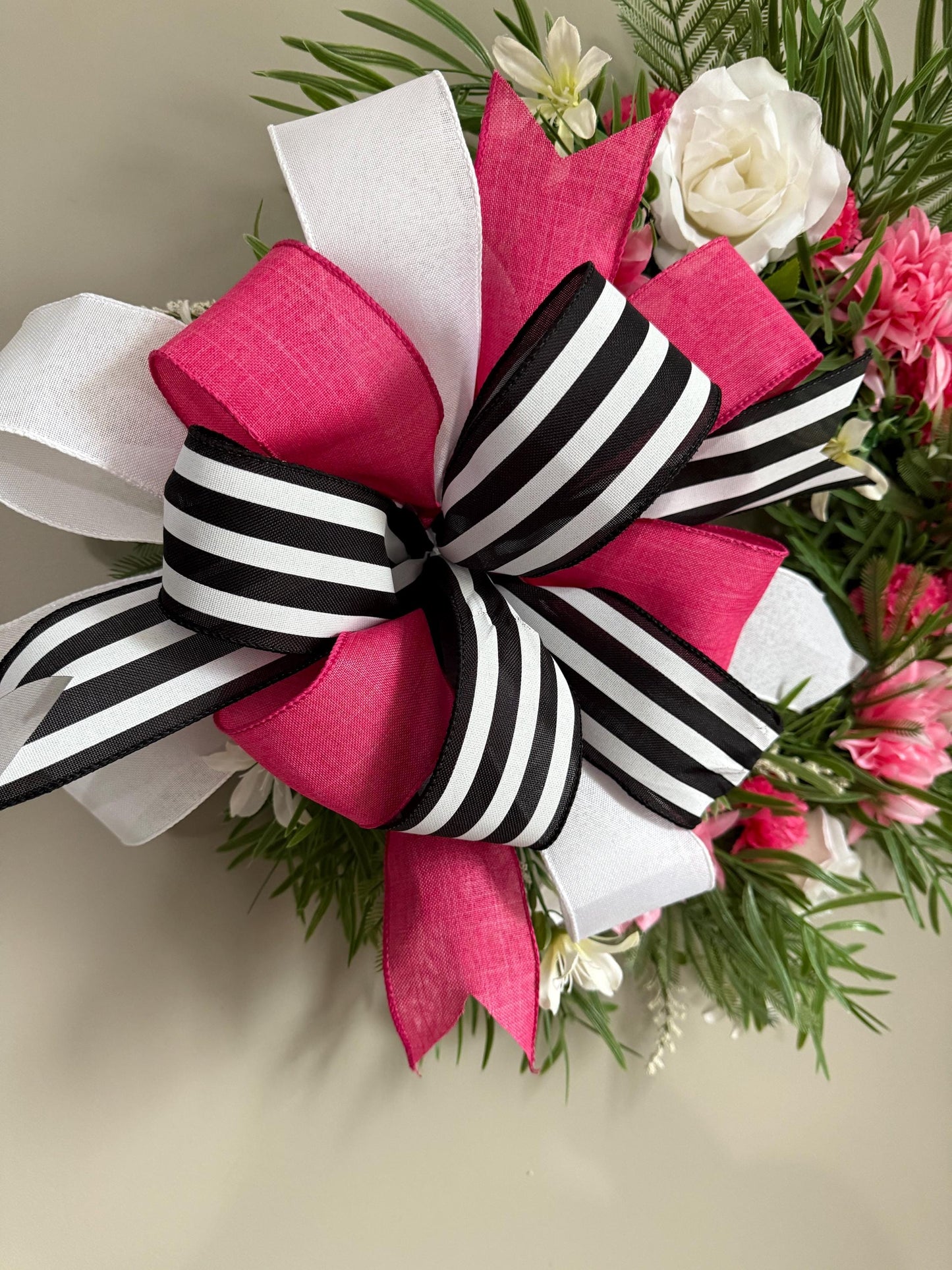 Hot Pink Summer Wreath