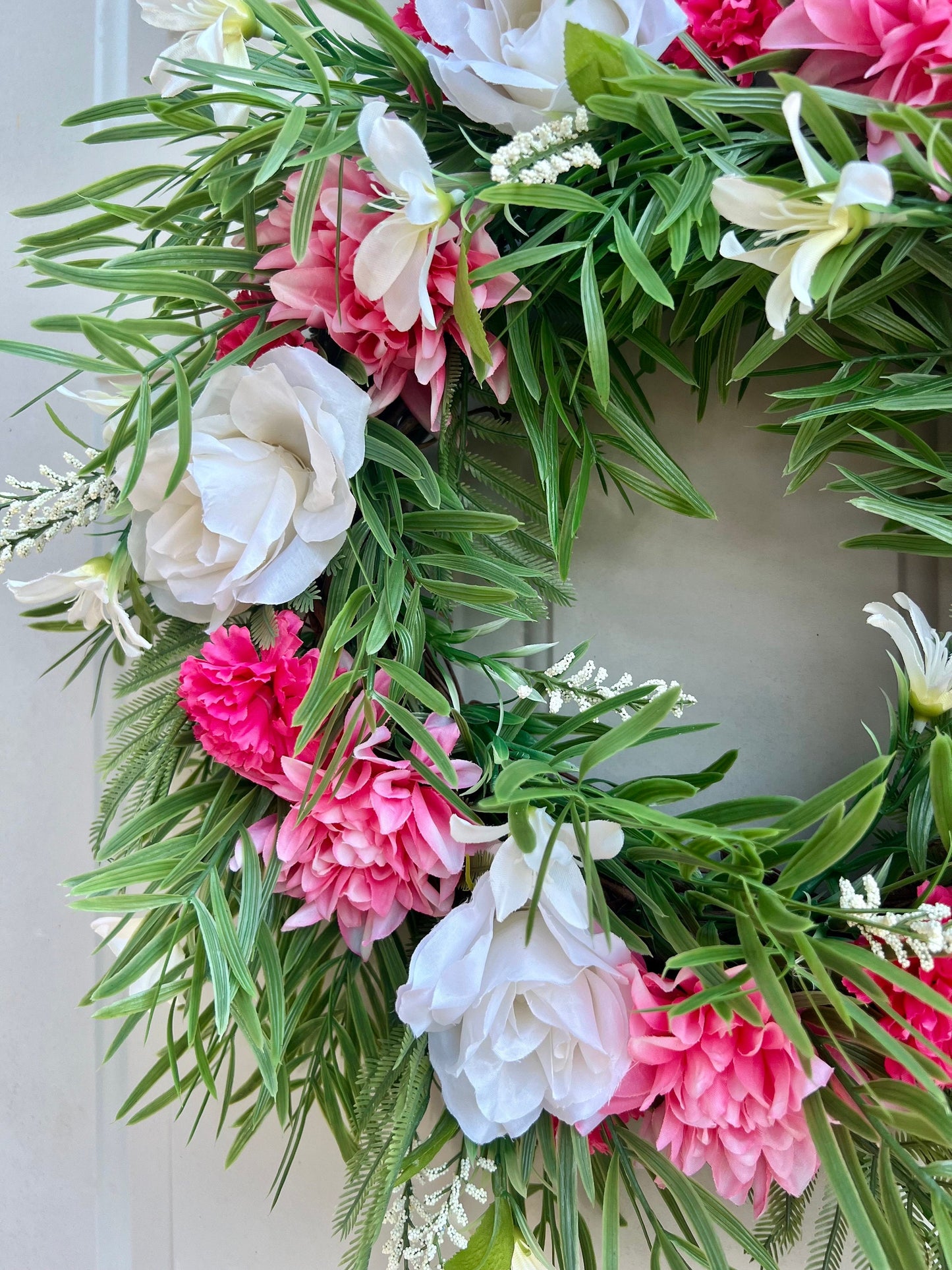 Hot Pink Summer Wreath
