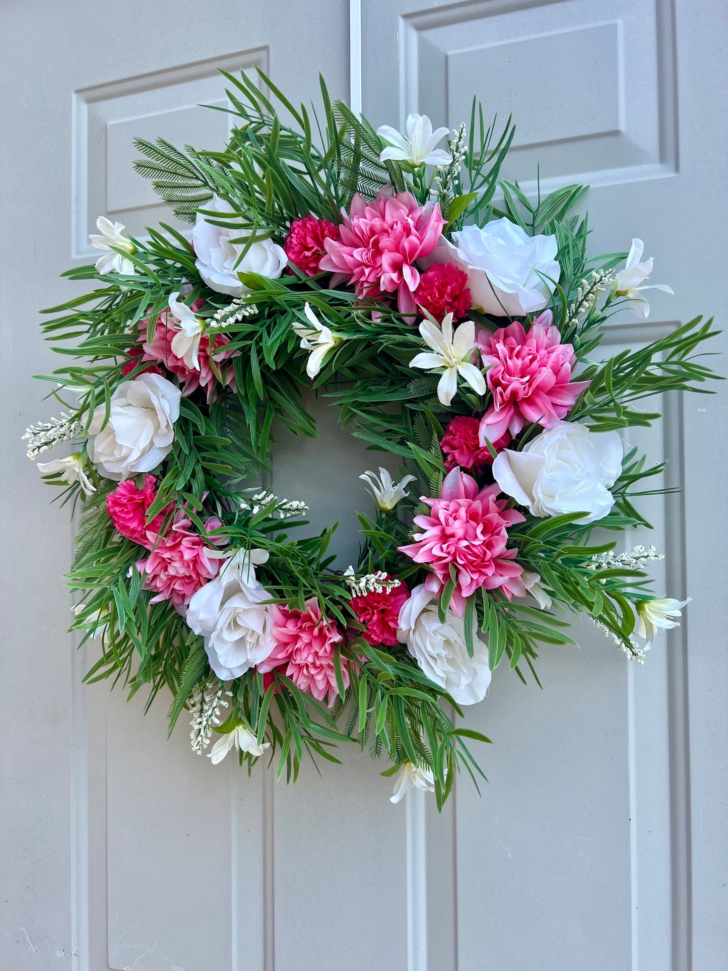 Hot Pink Summer Wreath