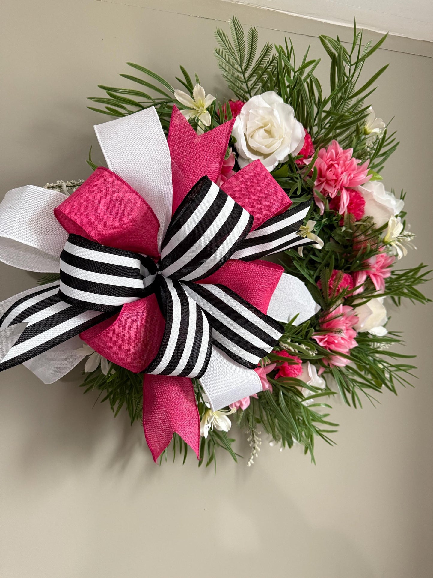 Hot Pink Summer Wreath