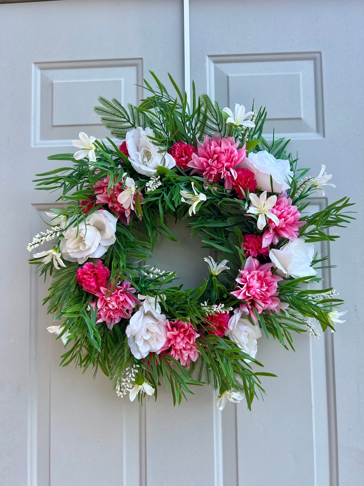 Hot Pink Summer Wreath
