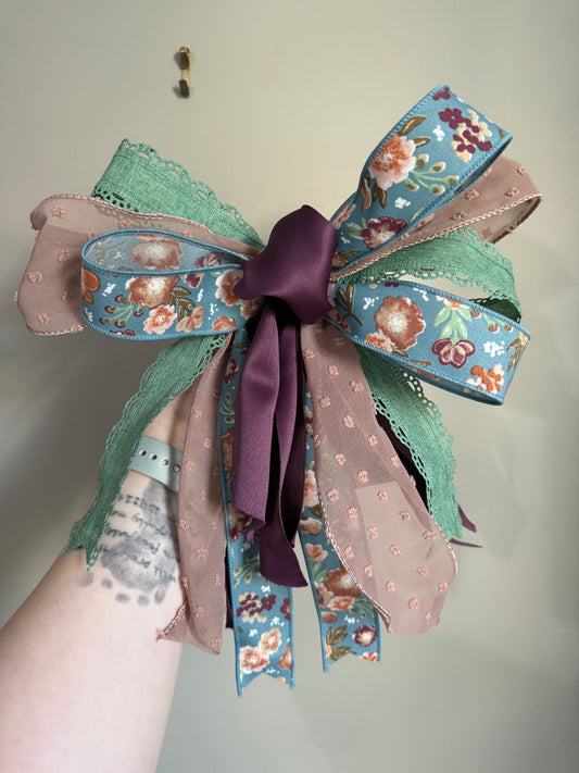 Floral Fall Bow