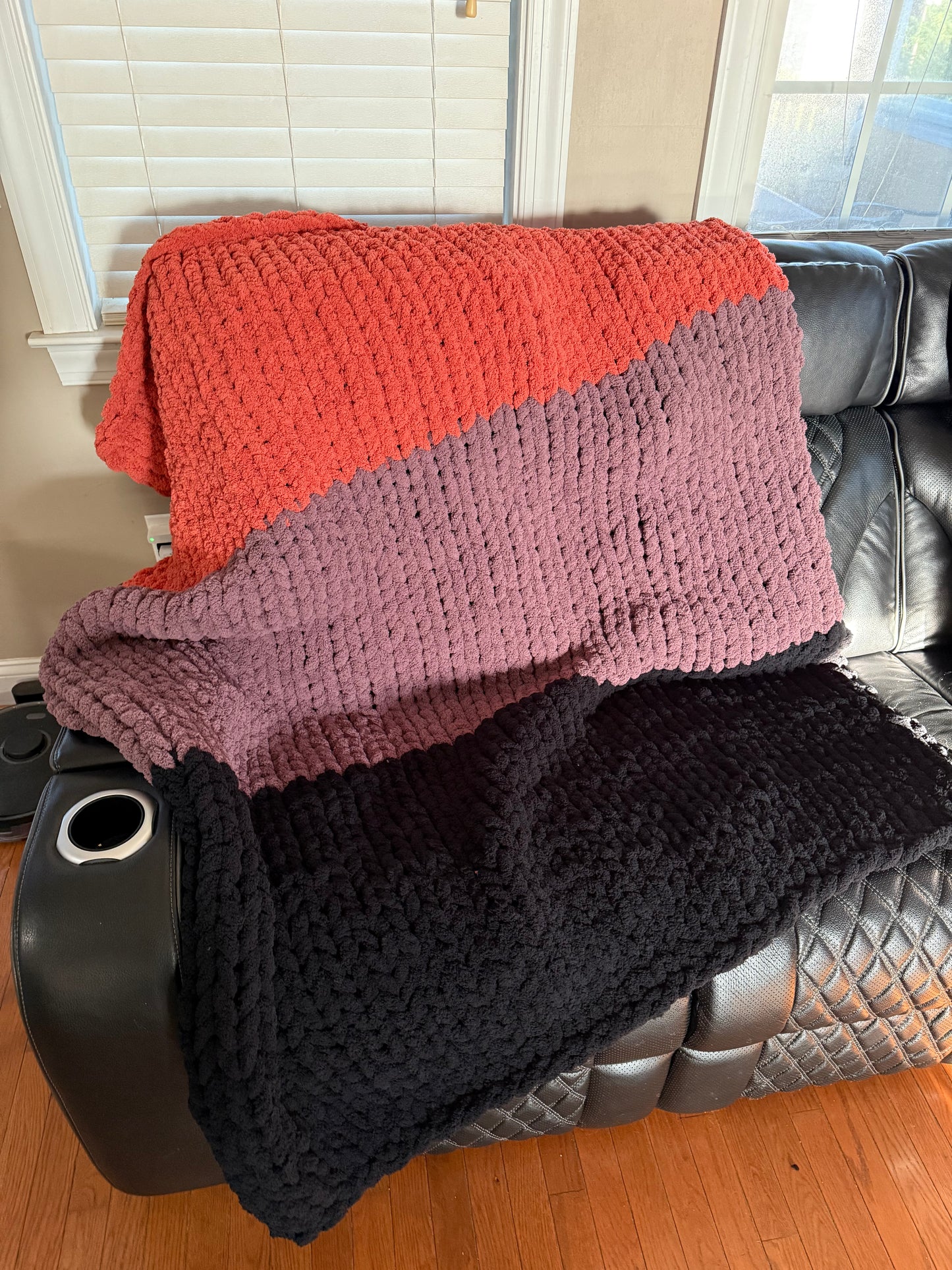 Halloween Chunky Knit Blanket