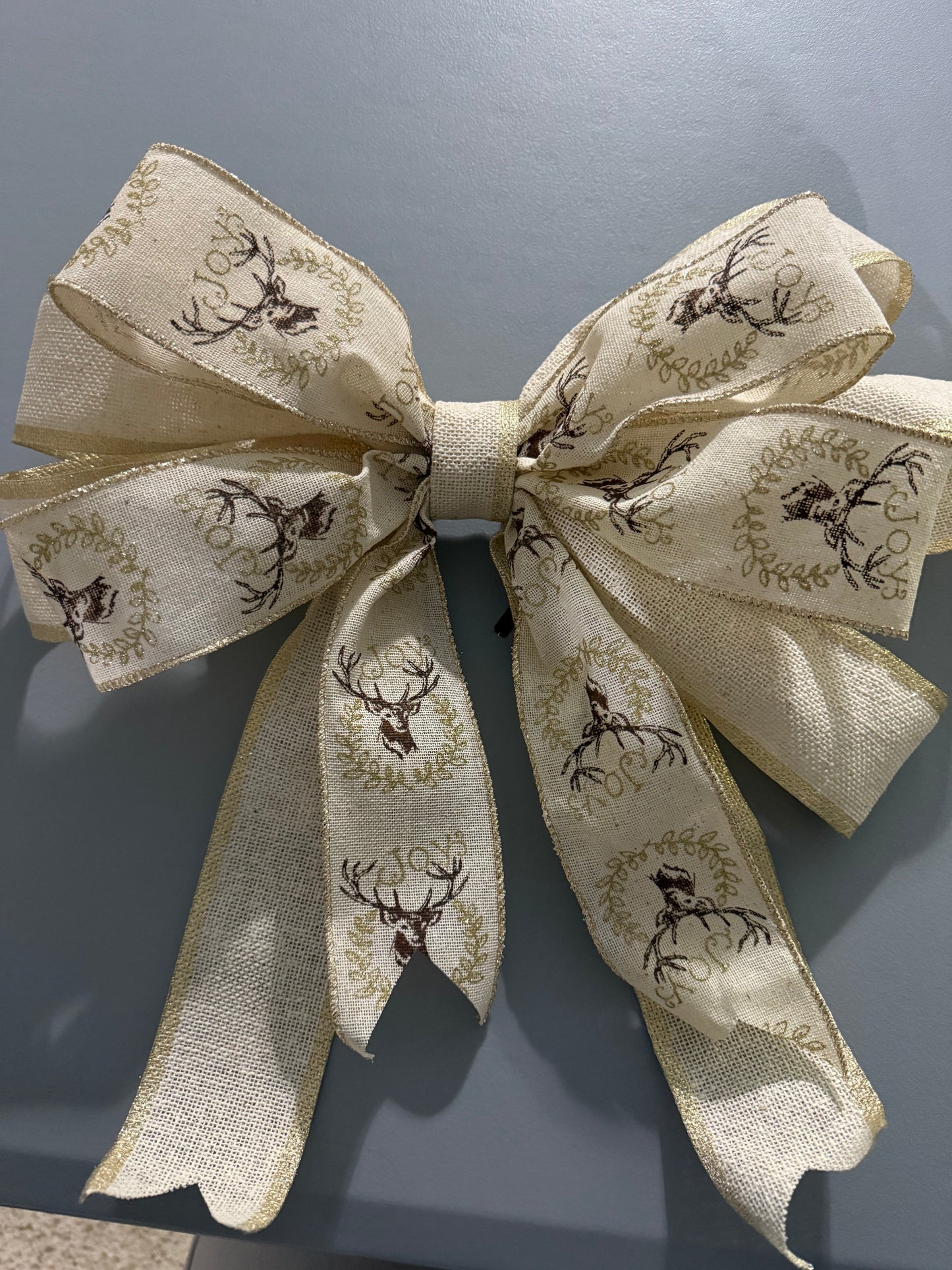 Christmas Deer Bow