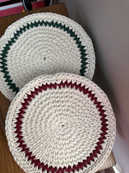 Christmas Stripe Placemats