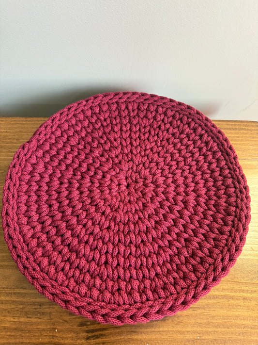 Wine Red Placemats (Set of 2)