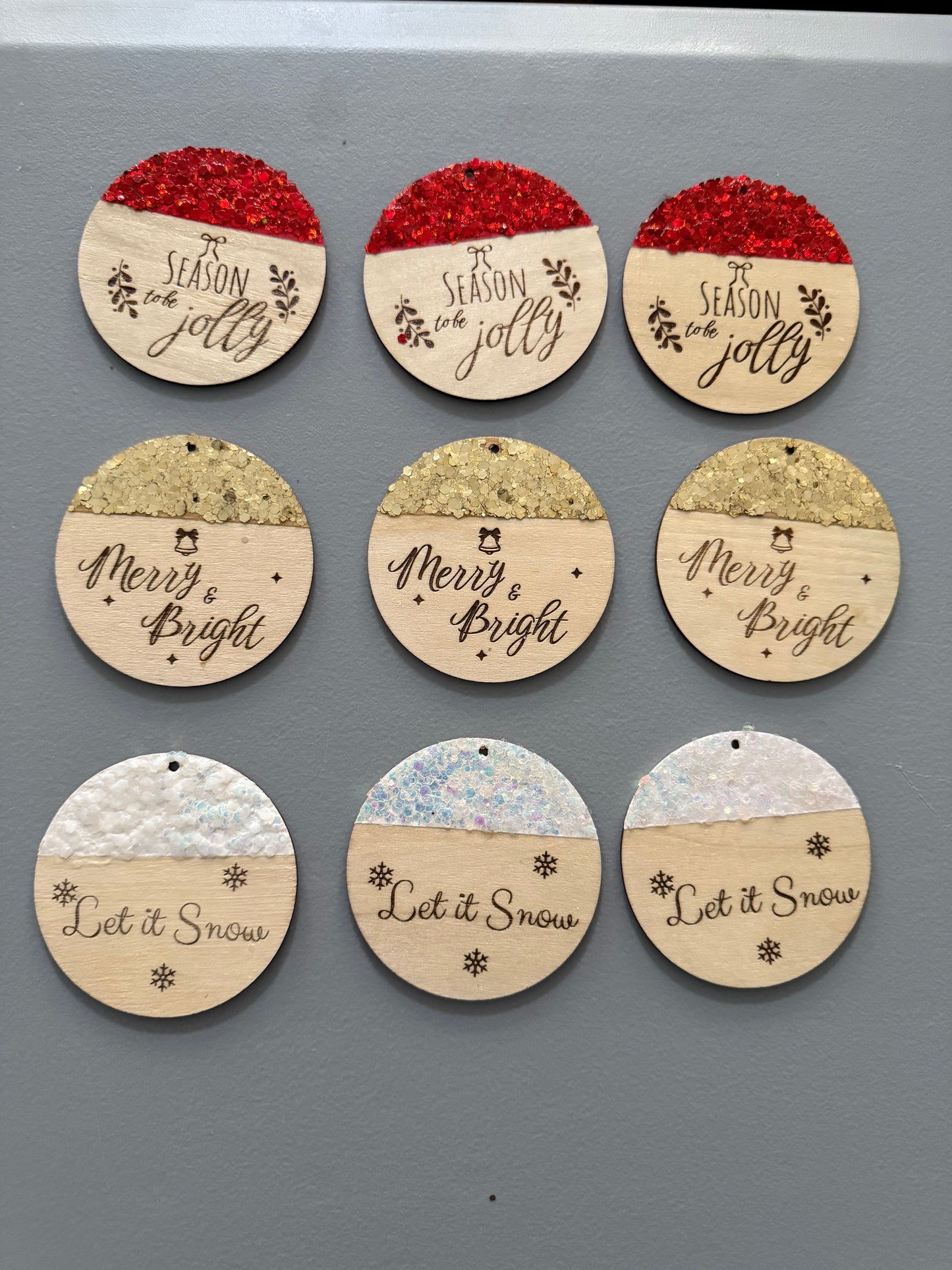 Christmas Glitter Ornament