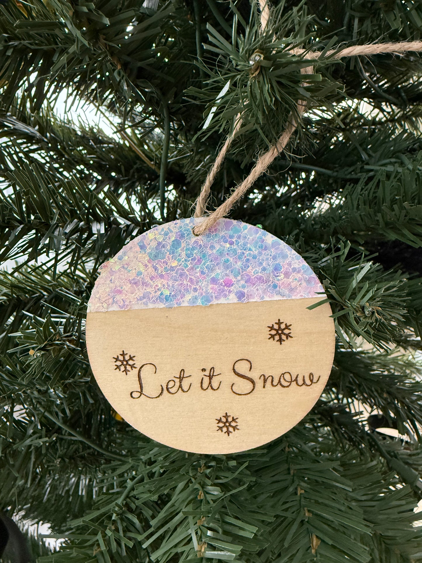 Christmas Glitter Ornament