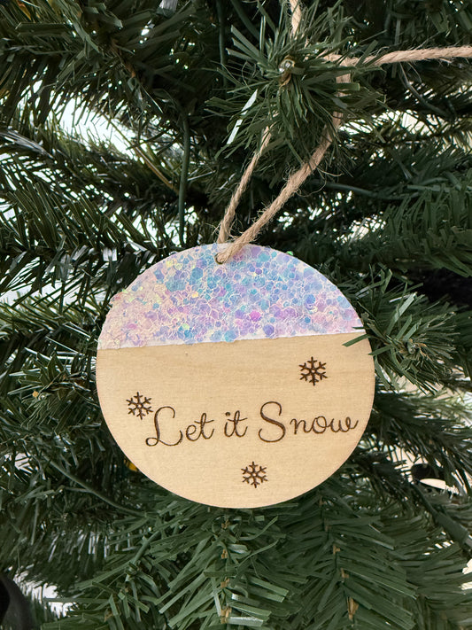 Christmas Glitter Ornament