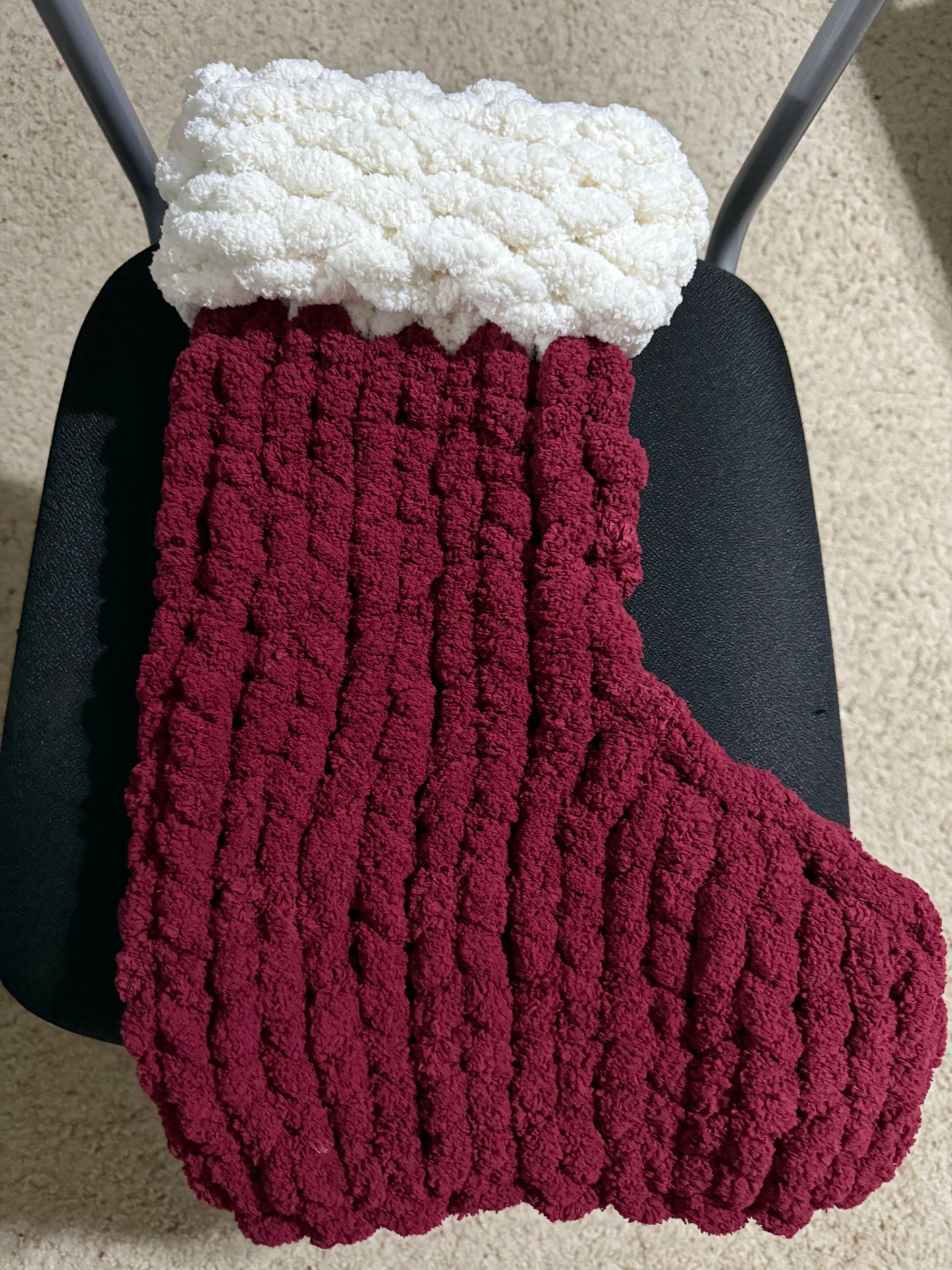 Chunky Knit Christmas Stocking
