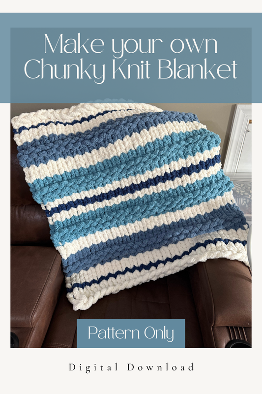 Baby Blues Chunky Knit Blanket Pattern