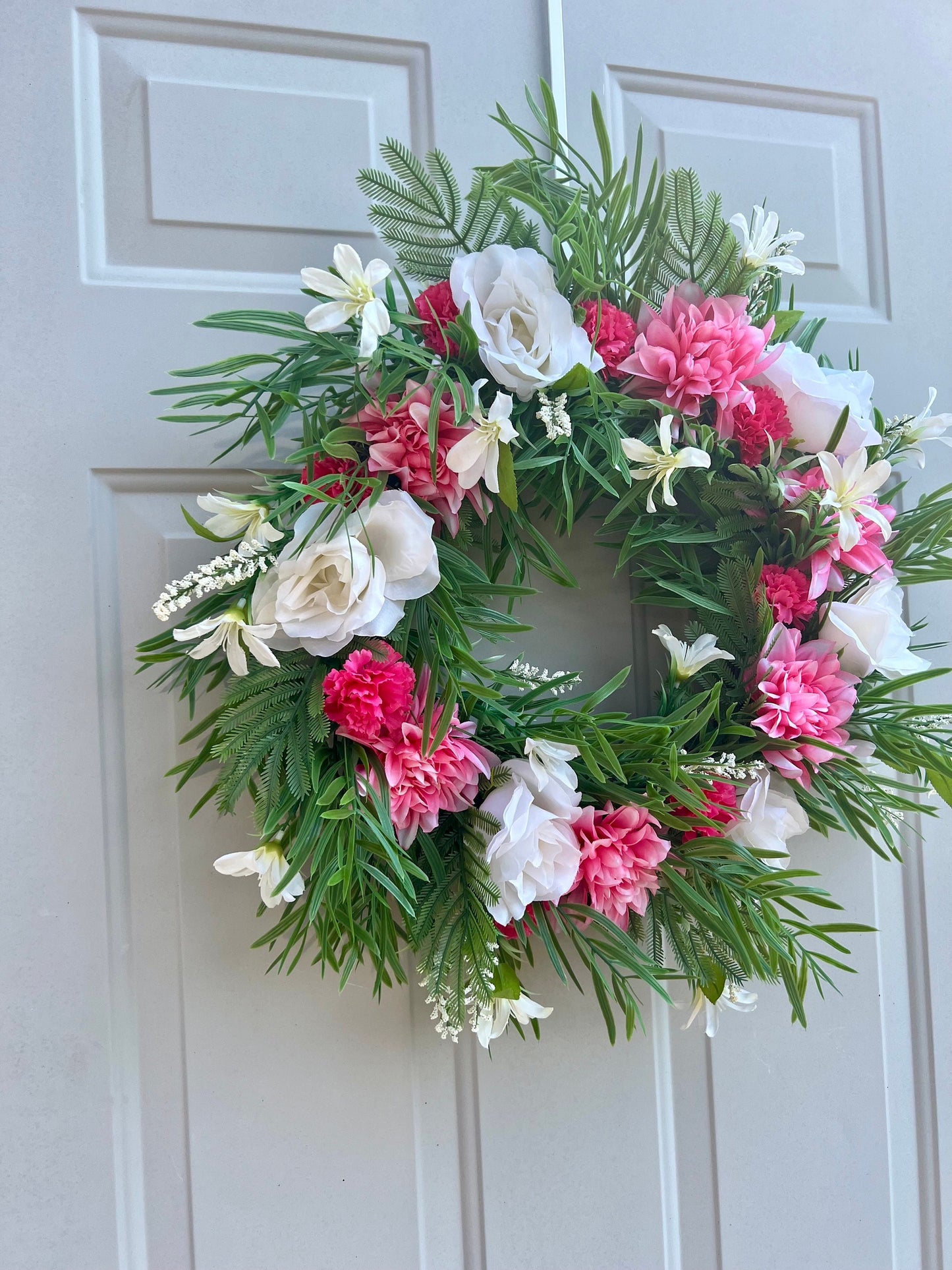 Hot Pink Summer Wreath