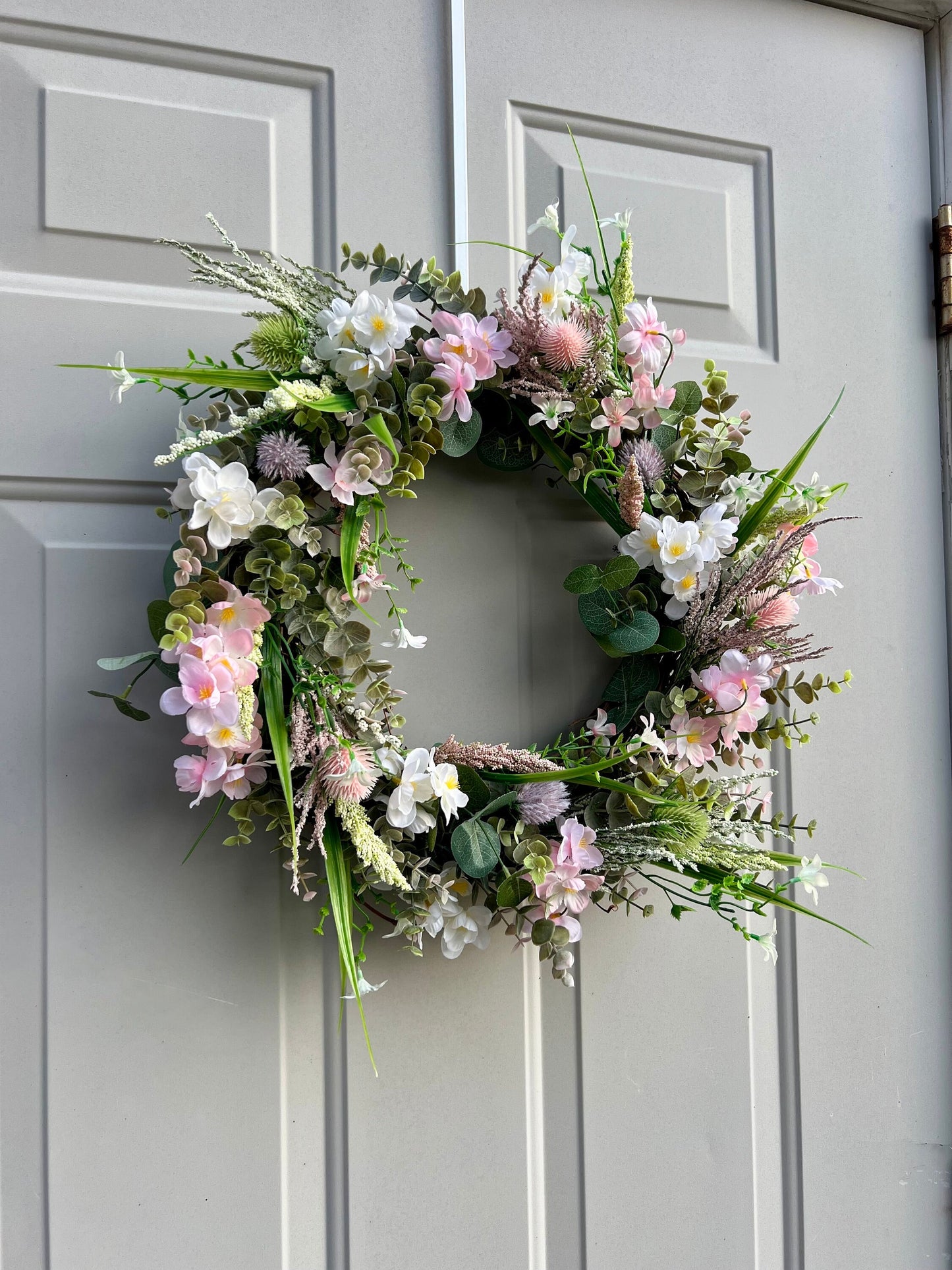 Pink Eucalyptus Wreath